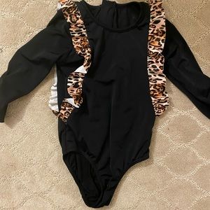 Little girls swim